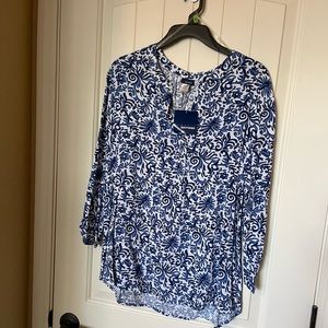 Basic Editions blouse. NWT